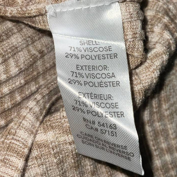 Calvin Klein Jeans Women's Space-Dyed Sleeveless Dress Beige/Cream Small NWT - Picture 7 of 12